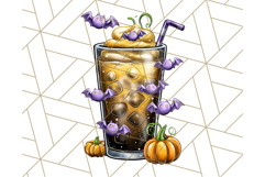 Ghost Café PNG Clipart, Cute Ghost Baristas Halloween Treats Product Image 4