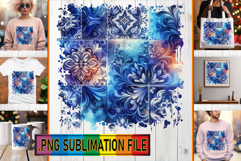 Unique Sublimation TSHIRT PNG, Watercolor Pattern Product Image 1