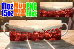 Sublimation Mug Wrap - Springtime Scenic Landscape Product Image 1