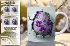 Serene Springtime Egg Mug Sublimation Product Image 1