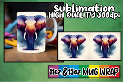 Gentle breezes 11oz 15oz mug wrap, Animals Art Product Image 1
