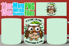 Blissful adventures 11oz 15oz sublimation wrap, Christmas Product Image 1