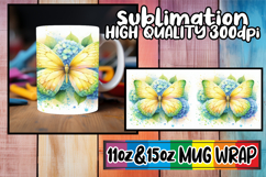 Blissful nights sublimation print wrap, Butterfly Product Image 1