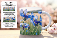 Inspiring 11oz Mug Wrap Png Design , Flowers Product Image 1