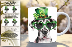 Joyful 15oz Mug Wrap Png Design , St Patrick Product Image 1