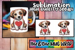 Cupid's 3D Art Mug Wrap - Valentine 11oz/15oz Product Image 1