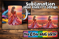 Blissful travels 11oz 15oz sublimation wrap, Women Product Image 1