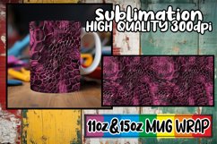 Trendy Chic 3D Quilted Pattern Mug Wrap 11oz 15oz Product Image 1