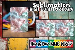 Whimsical Radiance 3D Mug Wrap, 11oz 15oz Sublimation Product Image 1