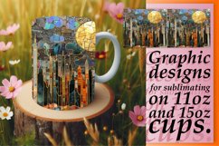 Glittery Floral Fusion Mug Pattern: Spring Sublimation Product Image 1