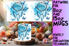 Enchanting Butterfly Bliss Sublimation Mug - 15oz/11oz Product Image 1