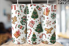 Christmas Tree Tumbler Wrap -High Quality 300 Dpi Product Image 1