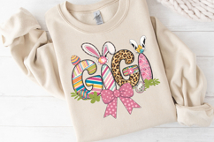 Gigi Easter Bunny Clipart, Happy Easter Sublimation PNG Product Image 3