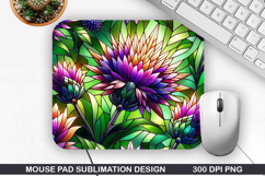 Flowers Mouse Pad Sublimation, Summer Mouse Pad PNG Product Image 1