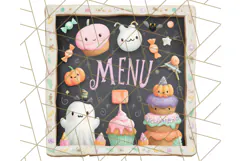 Haunted Sweet Shoppe PNG Clipart, Pastel Halloween Bakery Product Image 4