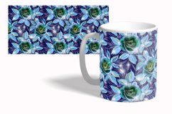 Evening Garden Mug Wrap Sublimation Design 15 oz Product Image 2