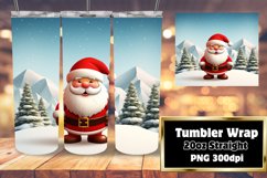 Cute 3D Xmas Festive Spirit Tumbler 20oz Product Image 1