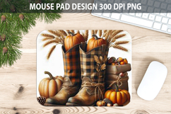 Boots Mouse pad Sublimation - Thanksgiving PNG Design Product Image 1