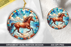 Animals Stained Glass Ornament Bundle, 30 High-Quality PNG Product Image 13