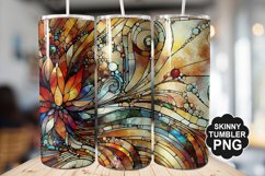 Stained On Stained Glass Tumbler Warp - Tumbler Design Product Image 1