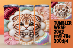 Special Edition 20oz Tumbler Wrap , Holiday Pets Product Image 1