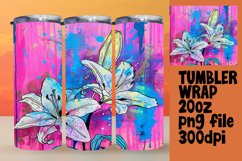 Vibrant Flower Designs for 20oz Tumblers Product Image 1
