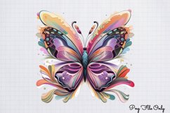 Smoke Butterflies Clipart PNG Product Image 1