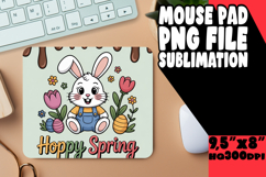 CHEERFUL MOUSE MAT PLAYFUL DESIGN, Easter Bunny Product Image 1
