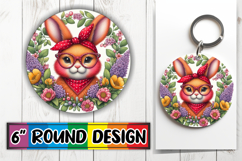 Unique Car Coaster Round Design, Cute Animals Product Image 1