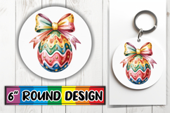 Bright Sublimation Car Coasters, Easter Egg Product Image 1