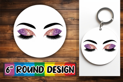 Sublimation Car Coaster Magic, Woman Eyes Product Image 1