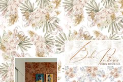 10 Watercolor Boho Seamless Patterns Product Image 4