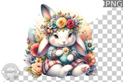 Floral Nursery Animal Sublimation Clipart Bundle Product Image 8