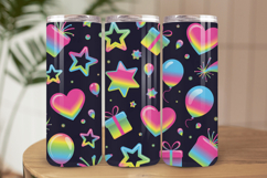 Festive Happy New Year Tumbler Wrap 2026: 20oz Skinny Tumble Product Image 1