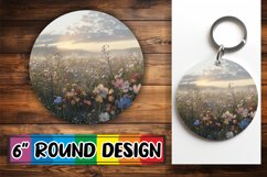 Vibrant Floral Keychain Assortment Product Image 1