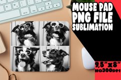 Entertaining Dog Picture Sublimation Mouse Pad Design for Fu Product Image 1
