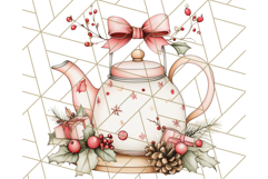 Christmas Cottagecore Kitchen Clipart PNG, Holiday Decor Product Image 4