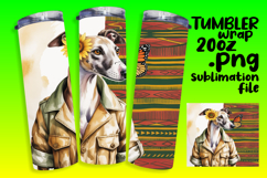 CHIC 20oz Tumbler Template for DIY , Cute Dog Product Image 1