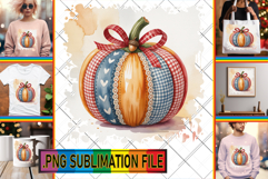 Cozy TSHIRT Ideas Magic PNG, Pumpkin Watercolor Product Image 1