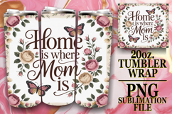 Refreshing days 20oz tumbler wrap, Mother's Day Product Image 1