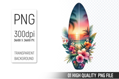 Summer Clipart PNG Bundle, Beach Clipart Design Product Image 15
