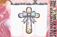 Magical mornings 20oz tumbler wrap, Cross and Bow Product Image 1
