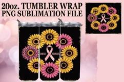 WHIMSICAL MOMENTS 20oz TUMBLER WRAP, Breast Cancer Product Image 1