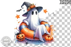 Halloween Ghost Sublimation - High-Quality 300 Dpi Product Image 1