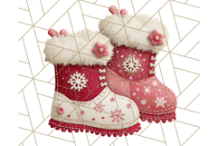 Christmas Clipart, Crafter’s Christmas Paper and Fabric Art Product Image 4