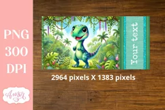 Dinosaur sippy cup sublimation PNG, Baby 12oz Kids tumbler Product Image 3