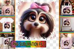 Stylish TSHIRT Sublimation Ideas, 3D Dog Product Image 1
