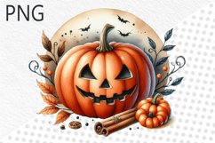 Halloween Pumpkins Sublimation - Clipart PNG Design Product Image 1