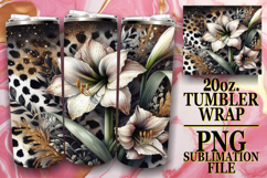 TIMELESS MOMENTS 20oz TUMBLER WRAP, Leopard Prints Product Image 1