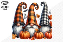 Halloween Gnomes Sublimation - Clipart PNG Design Product Image 1